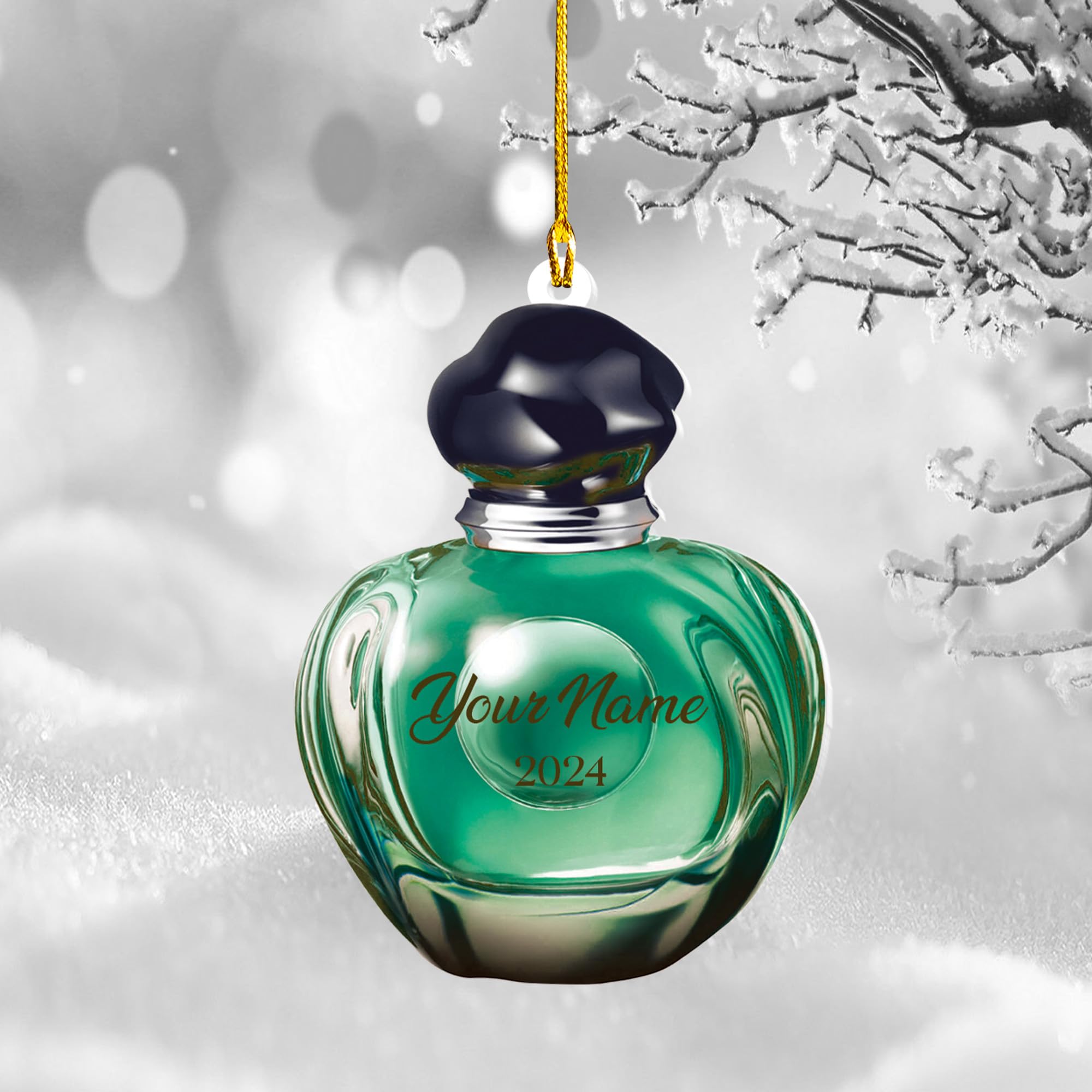 Amazon.com: Mostefy Personalized Perfume Bottle Ornament 2024